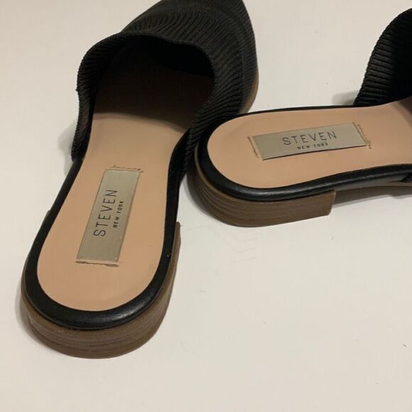 Steven New York Valdez Knit Mule, Black. 7 - Picture 3 of 8